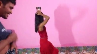 Call girl dancing and having threesome